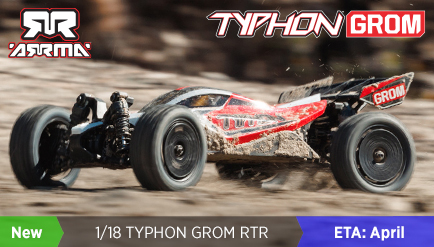 Arrma 1/18th Typhon GROM 4WD Buggy RTR