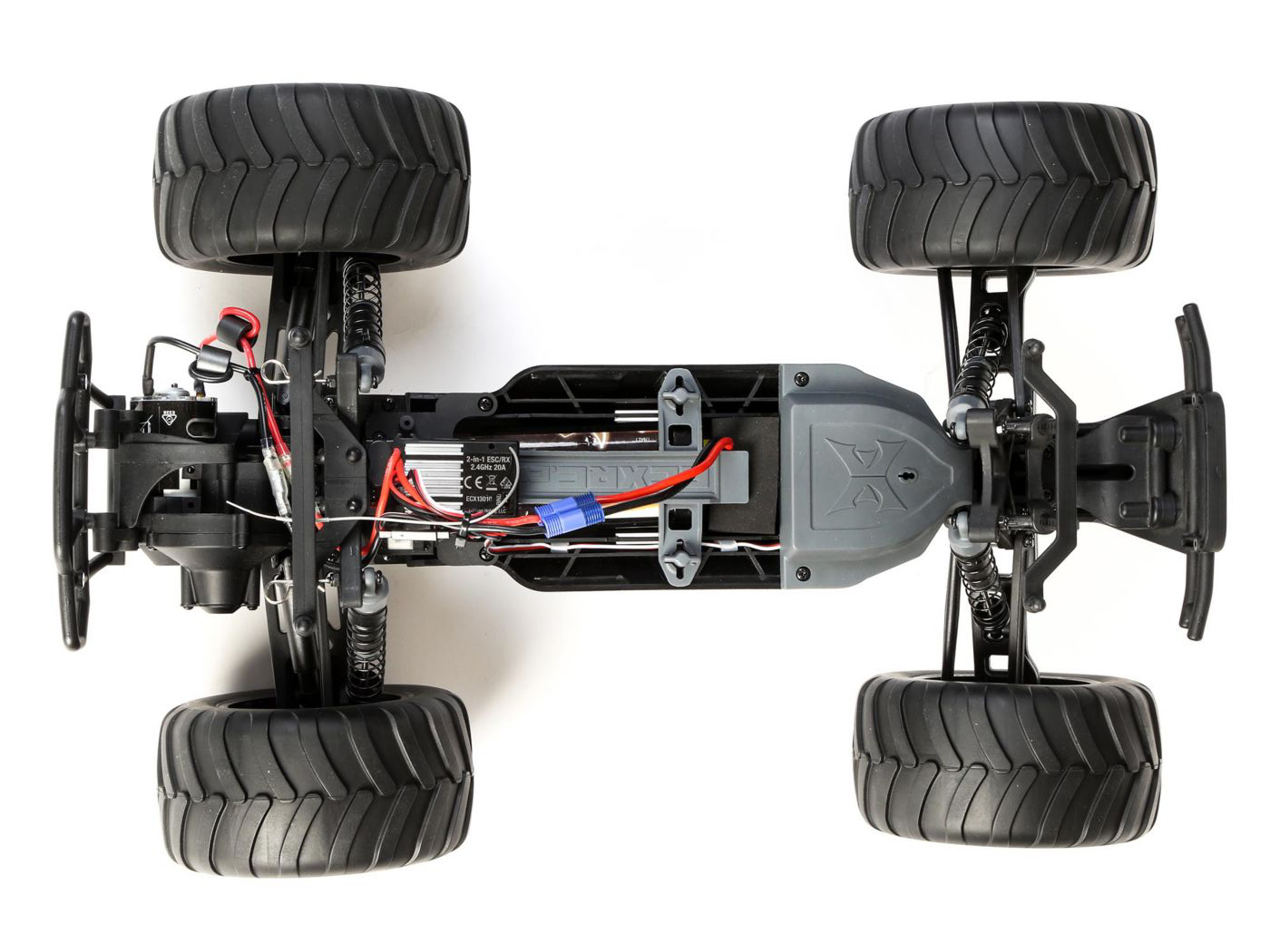 ECX 1/10 AMP CRUSH MT 2WD Orange RTR INTL