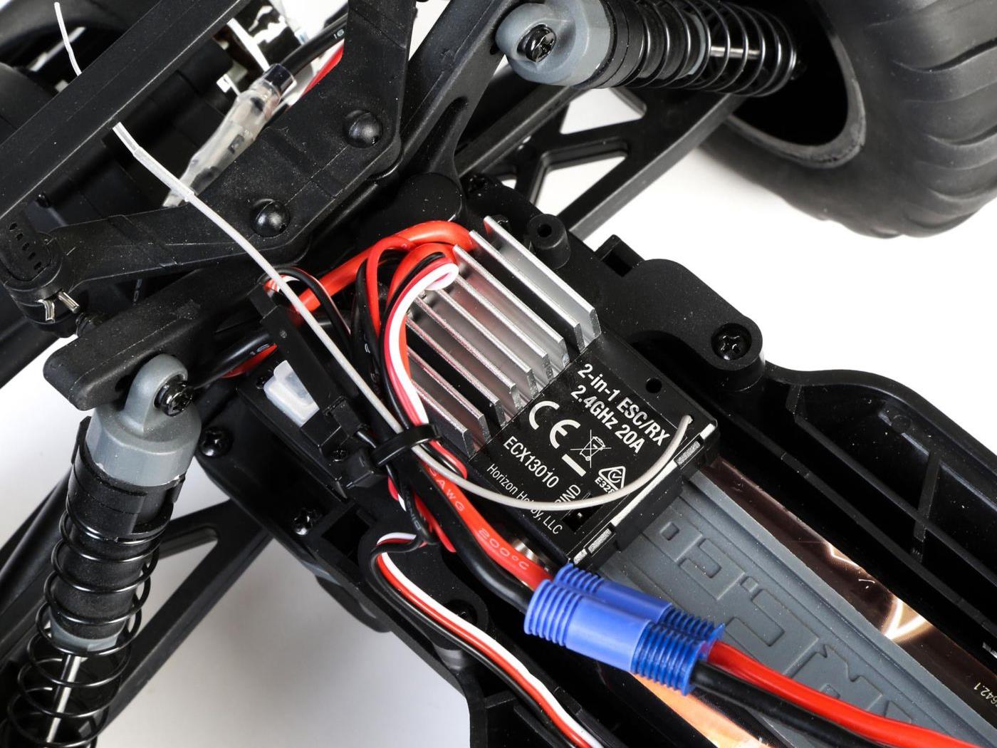 ECX 1/10 AMP CRUSH MT 2WD Orange RTR INTL