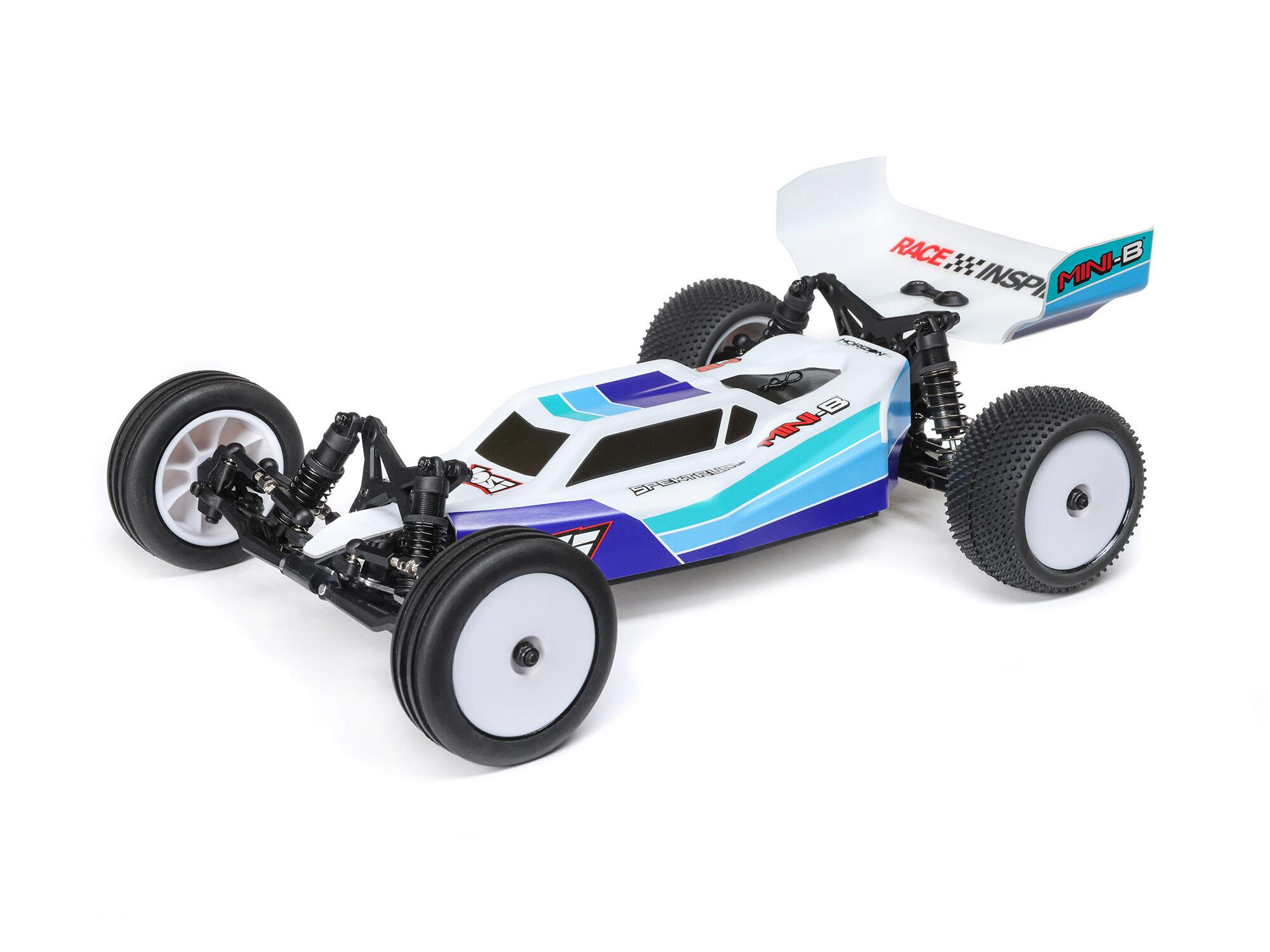 Losi 1/16 Mini-B 2WD Buggy Brushless RTR, Blue C-LOS01024T2