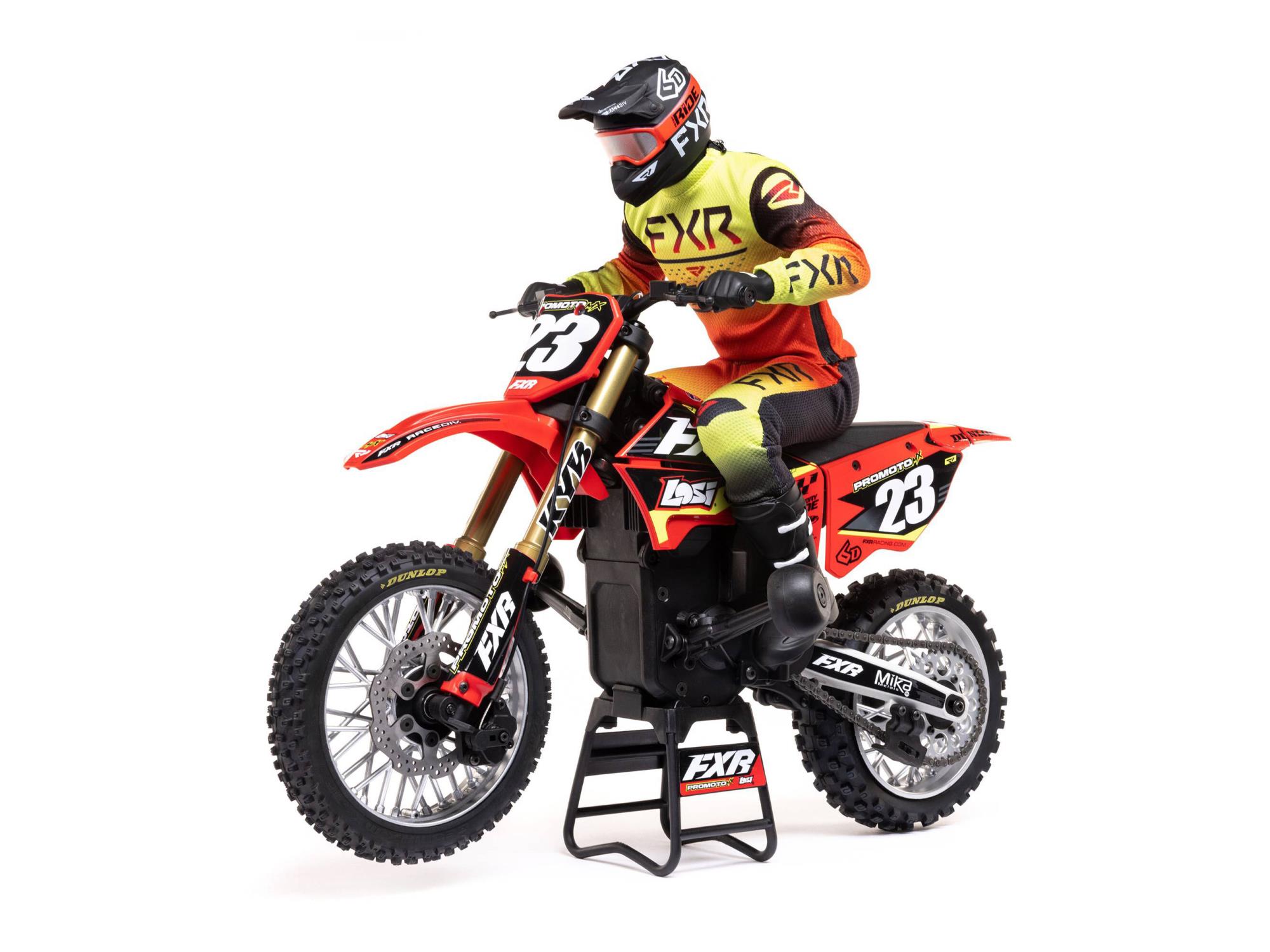 Losi 1/4 Promoto-MX Motorcycle RTR, FXR (red) C-LOS06000T1