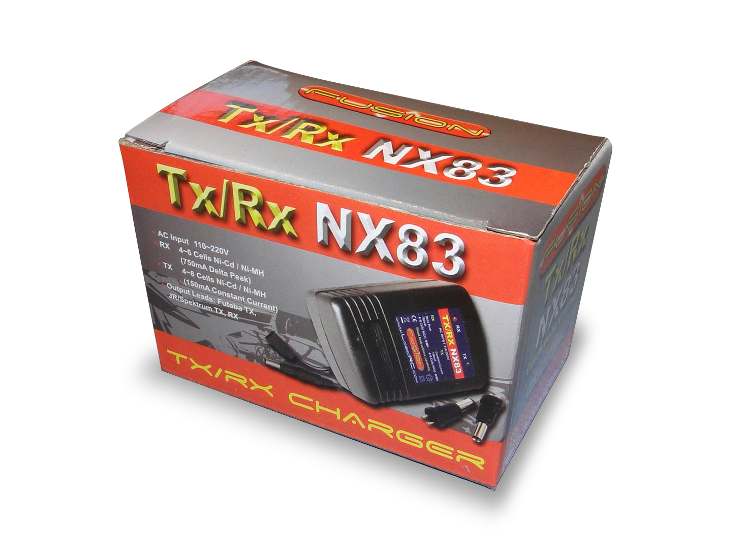 Fusion NX83 émetteur et récepteur DELTA PEAK AC NiMH Nicd RC Chargeur FS-NX83 