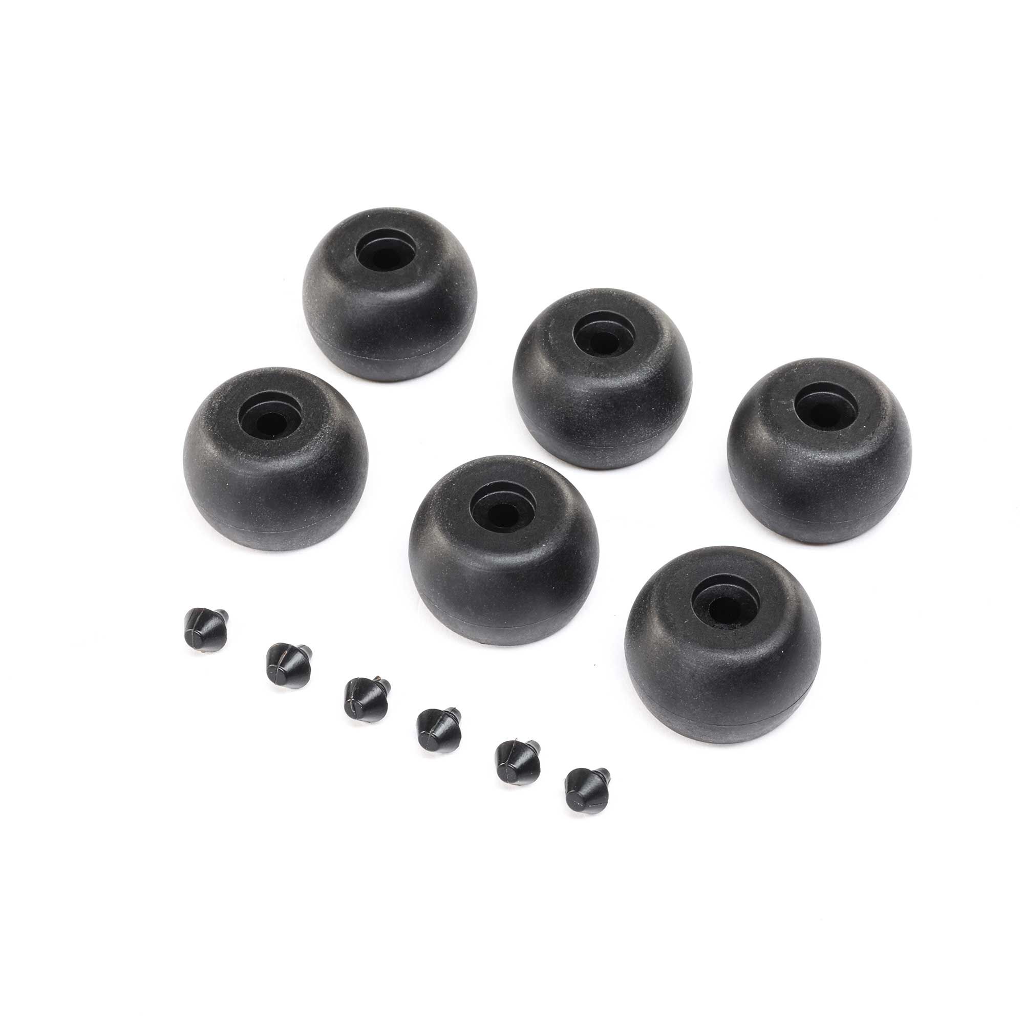 Losi Lean Bar Wheels & Stops (6): Promoto-MX Z-LOS264003