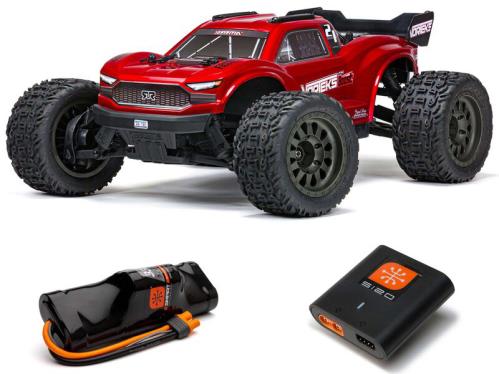 ARRMA 1/8 KRATON 6S V5 4 Wheel Drive BLX Speed Monster RC Truck with  Spektrum Firma RTR Transmitter and Receiver Included Batteries and Charger  Required Red ARA8608V5T1 Trucks Electric RTR Other 