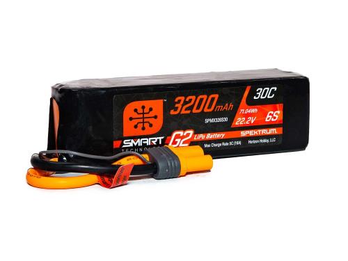 Spektrum 22.2 V 7000 mAh 6 S 30 C Smart RC Lipo Batterie G2 IC5/EC5 SPMX76S30