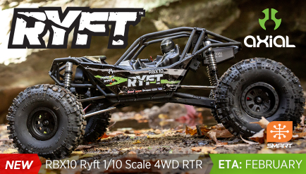 Axial RBX10 Ryft 1/10th Scale 4WD Rock Bouncer RTR with SMART