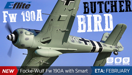 E-Flite Focke-Wulf Fw 190A BNF Basic and PNP with SMART
