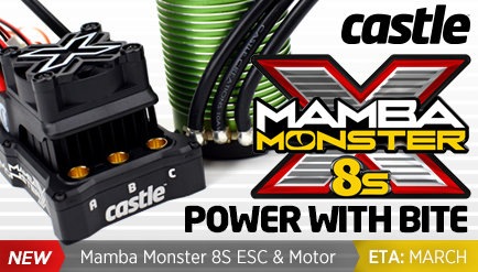 Castle Creations Mamba Monster 8S ESC and Motor