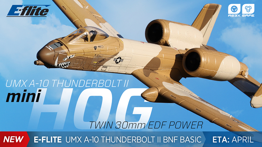 EFL UMX A-10 Thunderbolt II 30mm EDF BNF Basic A-EFLU6550 