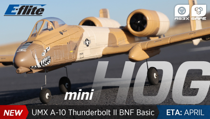 E-Flite UMX A-10 Thunderbolt II Twin 30mm EDF BNF Basic