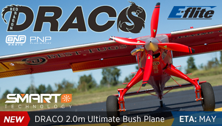 E-Flite Dracpo 2.0m Ultimate Bush Plane BNF Basic and PNP with SMART