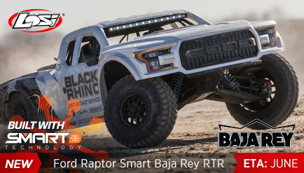 Losi 1/10 For Raptor Baja Rey SMART RTR