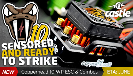 Castle Creations Copperhead 10 ESC and Motor Combo's