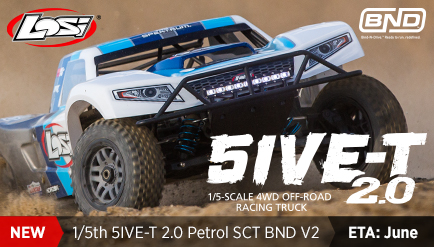 Losi 5IVE-T 2.0 v2 Petrol Powered SCT BND