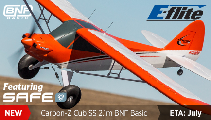 E-Flite Carbon-Z Cub SS 2.1m BNF Basic with SAFE
