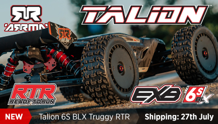 Arrma Talion 1/8 6S BLX Extreme Bash Speed Truggy RTR