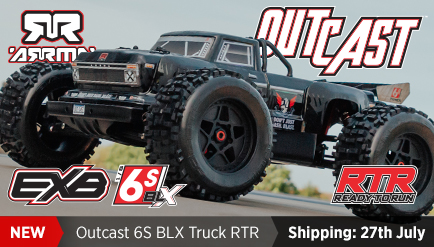 Arrma Outcast EXB 6S BLX Stunt Truck RTR