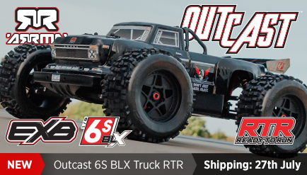 Arrma Outcast 1/8 6S BLX Stunt Truck RTR