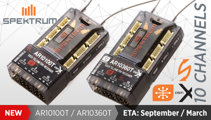 Spektrum AR10100T and AR10360T 10 Channel Receivers