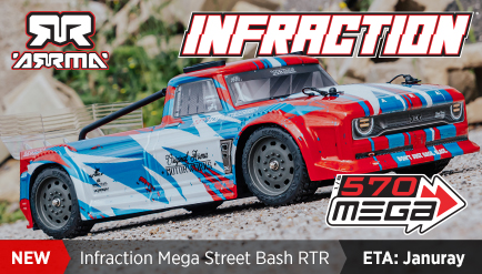 Arrma Infraction 4x4 Mega Street Bash RTR