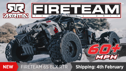 Arrma Fireteam 6S BLX Assalt Vehicle RTR