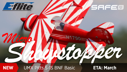UMX Pitts S-1S BNF Basic with SAFE Select