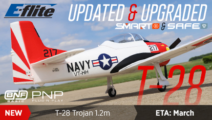 T-28 Trojan 1.2m BNF Basic & PNP