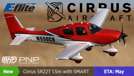 Cirrus SR22T 1.5m BNF Basic & PNP