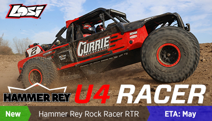 Losi Hammer Rey 1/10 4WD Rock Racer RTR