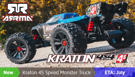 Arrma 1/10th Kraton 4X4 4S Speed Monster Truck RTR