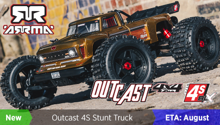 1/10th Outcast 4S Stunt Truck RTR