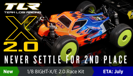 1/8th 8IGHT-X/E Nitro & Electric Buggy Combo Race Kit