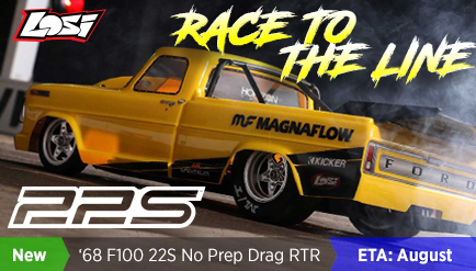 1/10th 68 F100 22S No Pre Drag Truck RTR