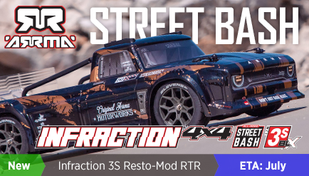 1/8th Infraction 3S Street Bash Resto-Mod Truck RTR