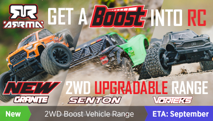 2WD Boost Range of Upgradable Vehicle