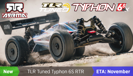 Arrma 1/8 TLR Tuned Typhon 6S BLX Buggy RTR