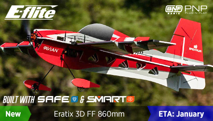 E-Flite Eratix 3D Flat Foamy 860mm