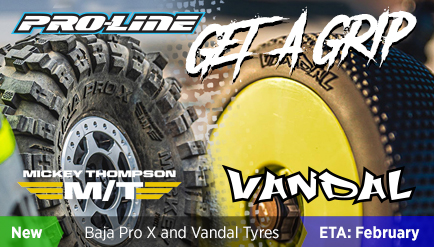 Pro-Line Mickey Thompson Baja Pro X and Vandal Tyres