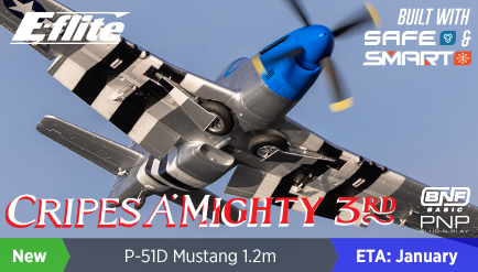 E-Flite P-51D Mustang 1.2m