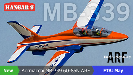 Hangar 9 Aermacchi MB-339 Turbine Jet ARF