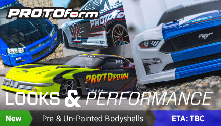 Protoform Pre-Painted/Pre-Cut and Un-Cut/Un-Painted Bodyshells