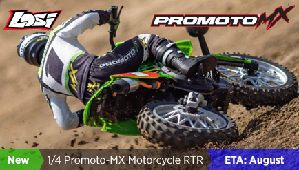 Losi 1/4th Promoto-MX Motorcycle RTR