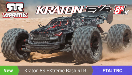 Arrma 1/5th Kraton EXtreme Bash 8S Speed Monster Truck RTR