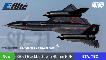 E-Flite SR-71 Blackbird Twin 40mm EDF