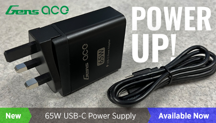 Gens Ace Imars 65 Watt USB-C Power Supply