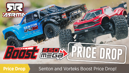 Arrma Senton and Vorteks Boost Price Drop