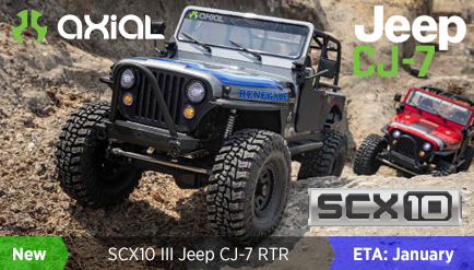 Axial SCX10 III Jeep CJ-7 Brushed Crawler RTR 