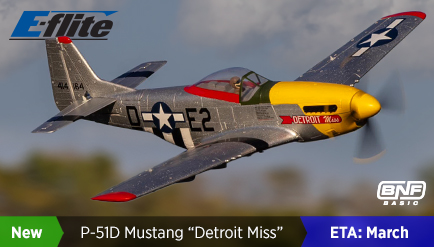 E-Flite UMX P-51D Mustang BMF Basic