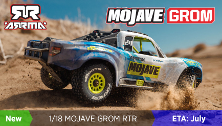 Arrma 1/18 MOJAVE GROM Mega 4WD Desert Truck RTR