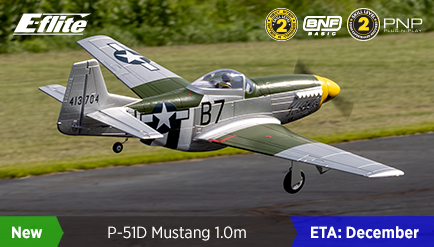 E-Flite P-51D Mustang 1.0m
